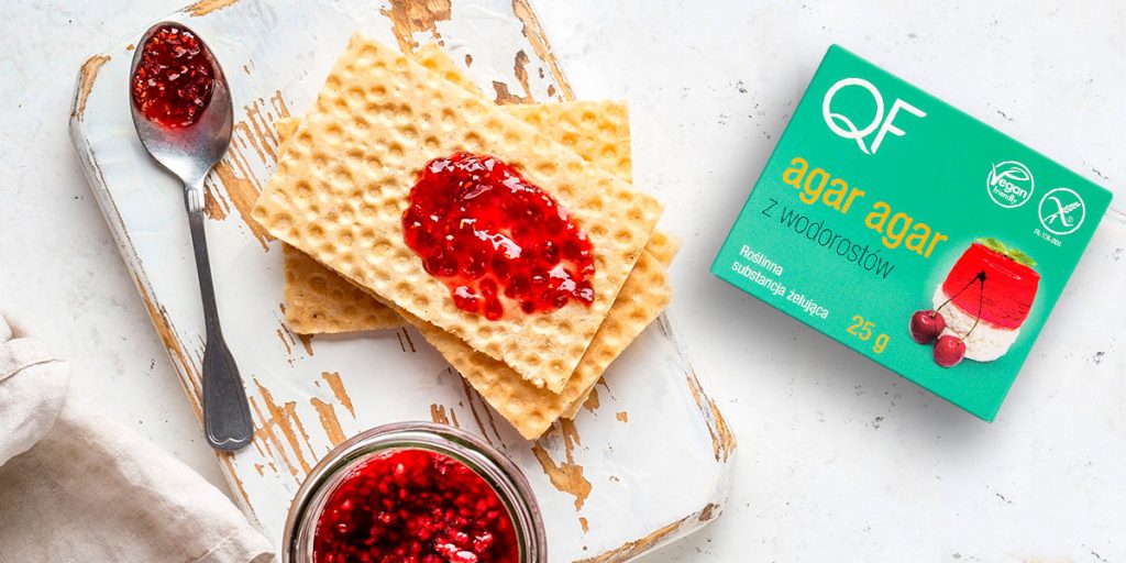 Dżem malinowy z agar agar Quality food