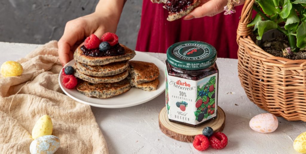 Przepis na cytrynowe placuszki z makiem i dżemem Darbo Karolina Kos