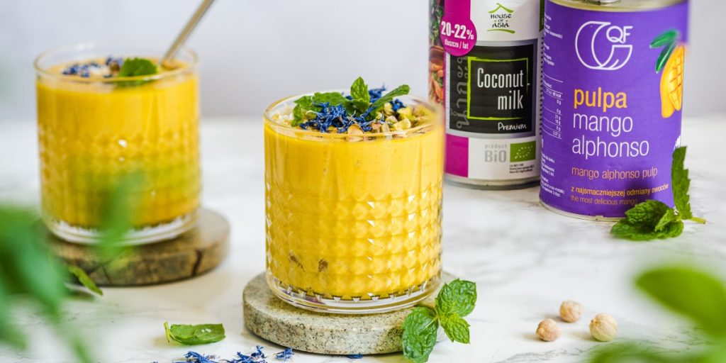 Mango lassi z mleczkiem kokosowym House of Asia Flymetothespoon