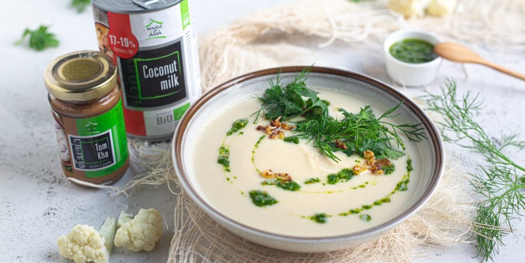 Zupa krem z kalafiora z nutą fantazji House of Asia