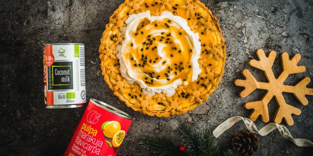 Kokosowy sernik z marakują QF