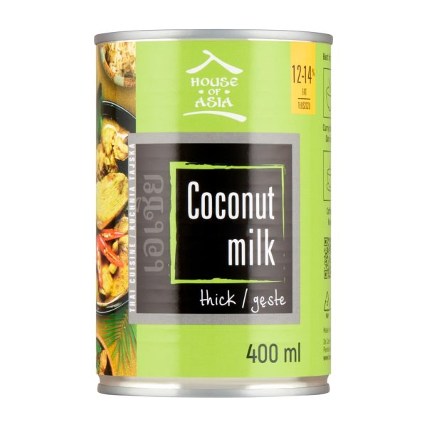 Mleczko kokosowe 12-14% 400ml House of Asia !!! USZKODZONY House of Asia
