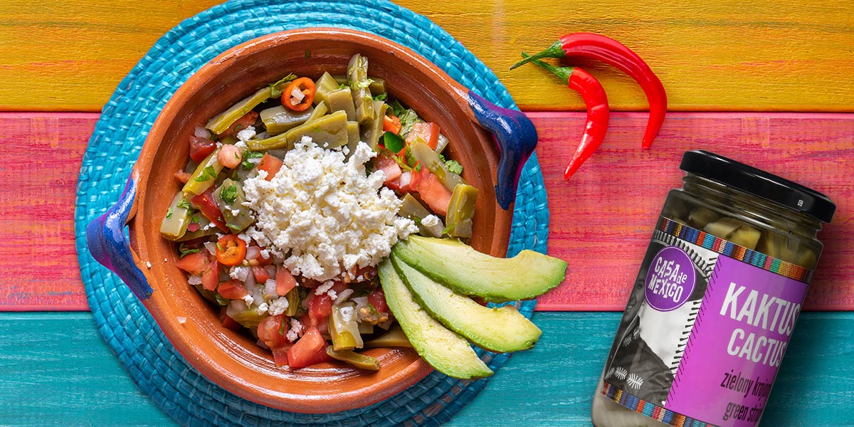 Meksykanska salatka z kaktusem Casa de Mexico