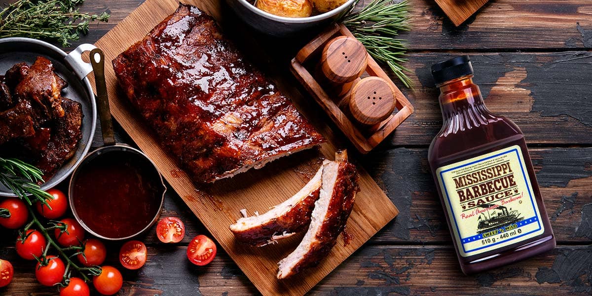 Grillowane żeberka w sosie BBQ Mississippi