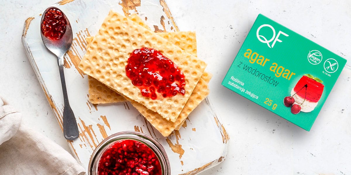 Dżem malinowy z agar agar Quality food