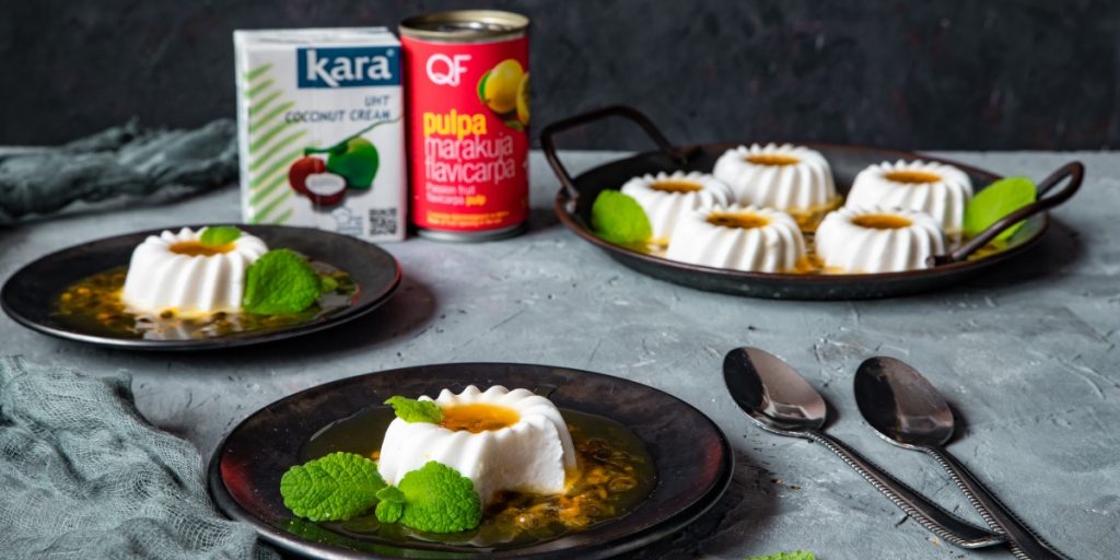Wegańska panna cotta z pulpą z marakui Quality Food