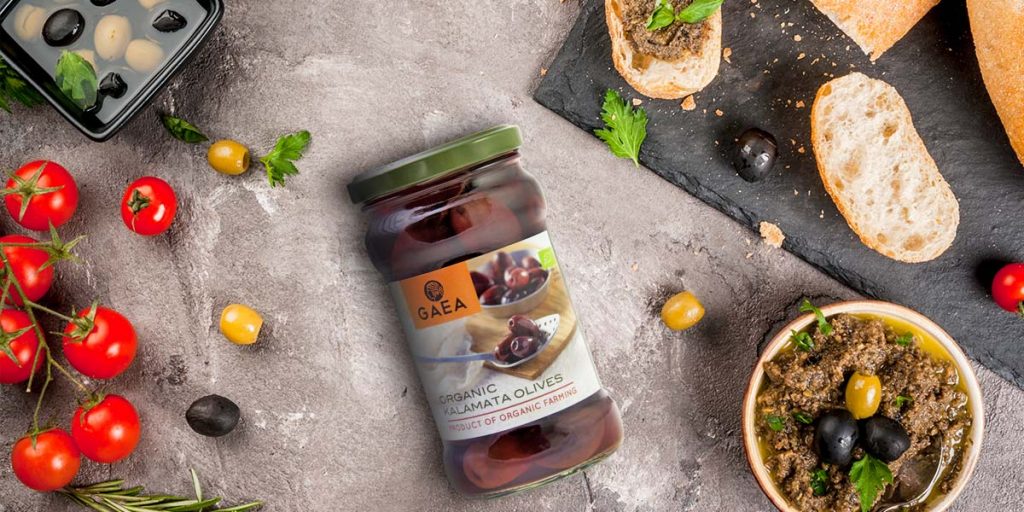 Tapenada z oliwkami Kalamata i pastą z czosnku