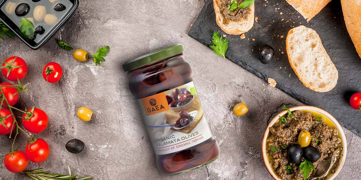 Tapenada z oliwkami Kalamata i pastą z czosnku