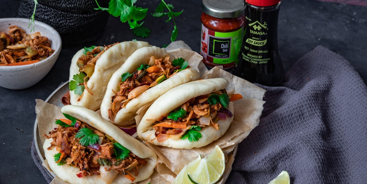 Bułeczki bao bao z pastą chili i sosem sojowym Yamasa