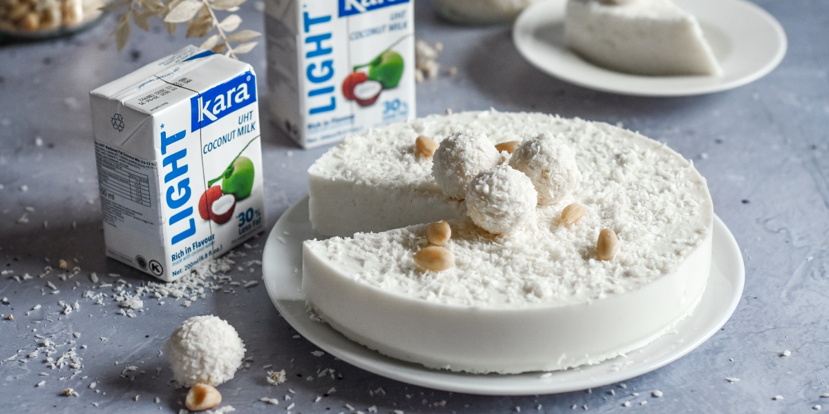 Sernik Raffaello na zimno z mleczkiem KARA Czarna Wisienka