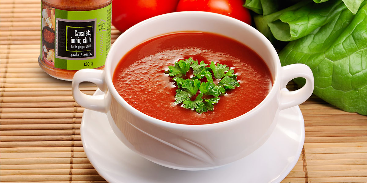 Zupa pomidorowa z nutą fantazji House of Asia