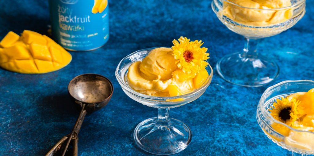 Lody z żółtego jackfruita Quality Food Warzywny