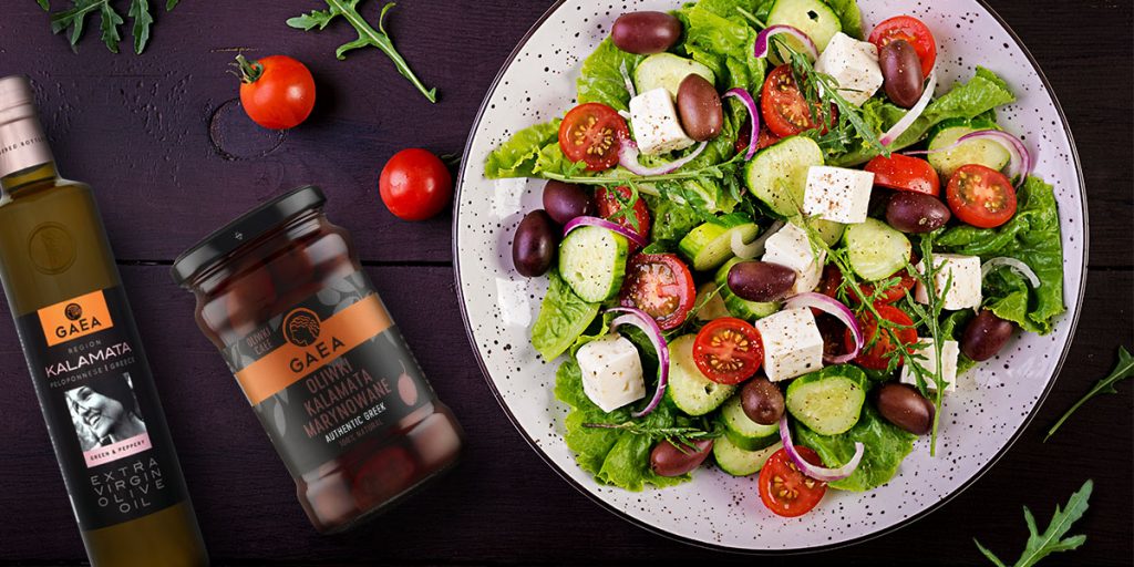 Sałatka grecka z oliwkami Kalamata Gaea