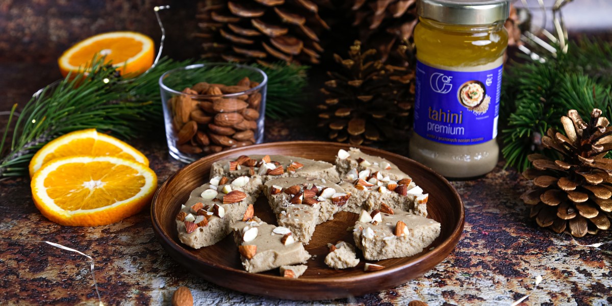 Chałwa z pasty tahini z migdałami Quality Food