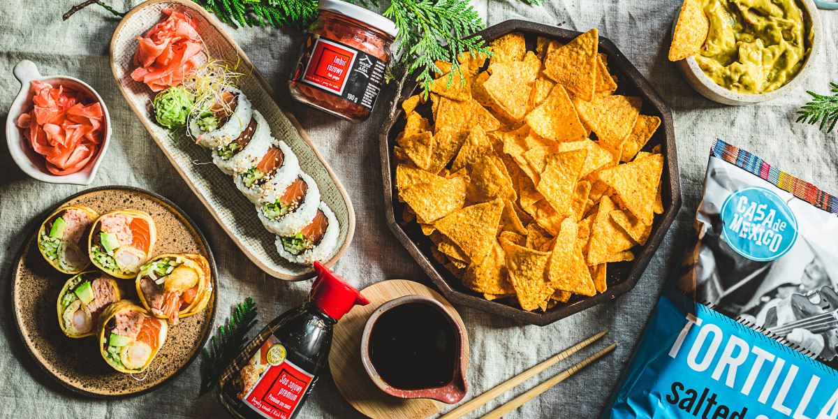 Deska przekąsek na sylwestra