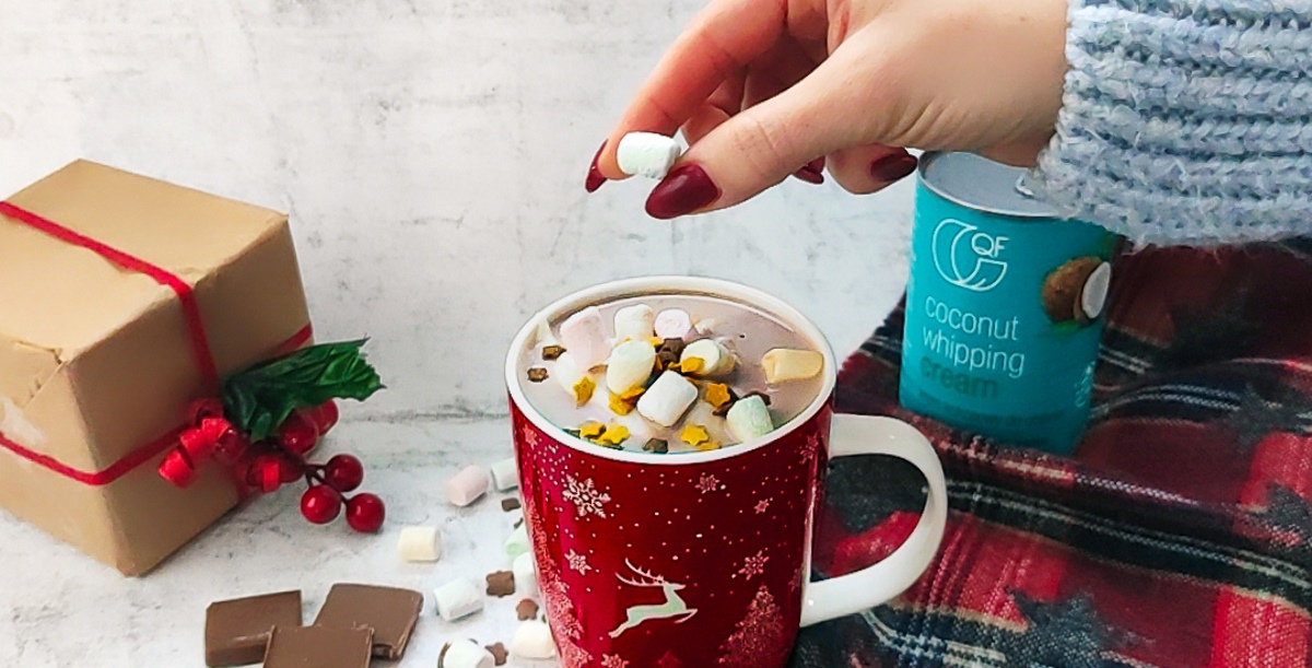 Świąteczne kakao z kokosową pianką Quality Food