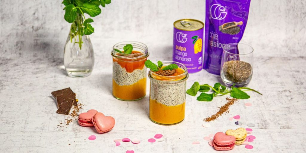 Pudding chia z mango i papają Quality Food