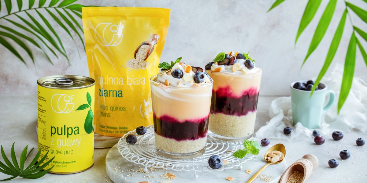 Pudding quinoa z musem z guawy deliciousplace Quality Food