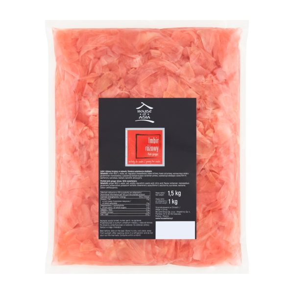 Imbir różowy do sushi 1,5 kg House of Asia House of Asia