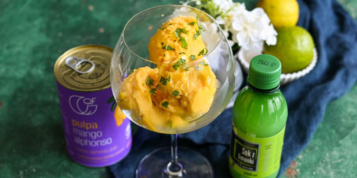 Lody z pulpą mango QF Kuchenny Kodeks