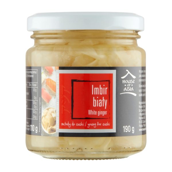 Młody imbir do sushi biały 190g House of Asia House of Asia
