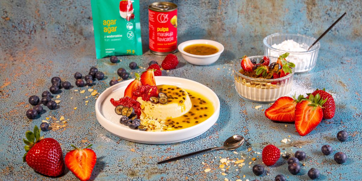 Panna cotta z marakują Quality Food