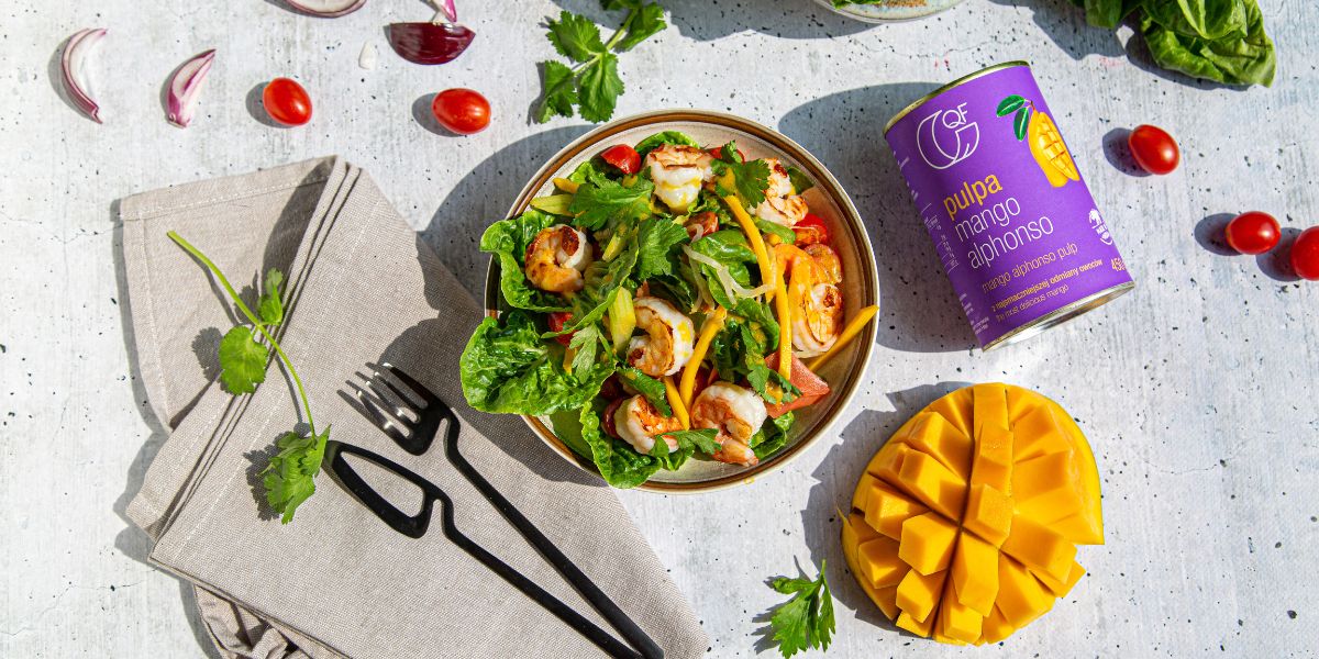 Sałatka z mango i krewetkami QF Quality Food