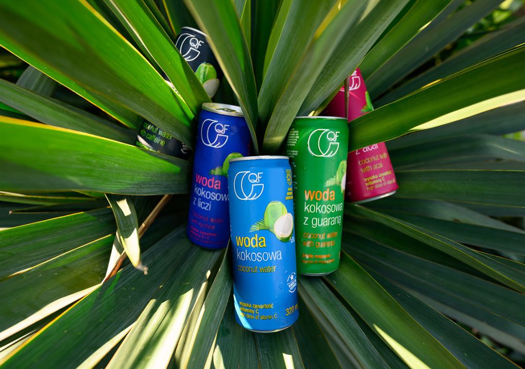 Jak skutecznie nawodnić organizm? Woda kokosowa QF- Quality Food Nevrboard di Anna Palka