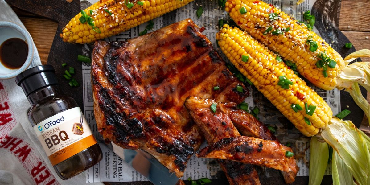 Żeberka z grilla w marynaci galbi O’Food Smyk w kuchni