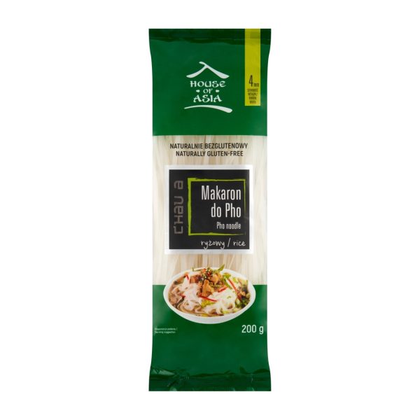 Bezglutenowy makaron do zupy Pho 4mm 200g House of Asia House of Asia