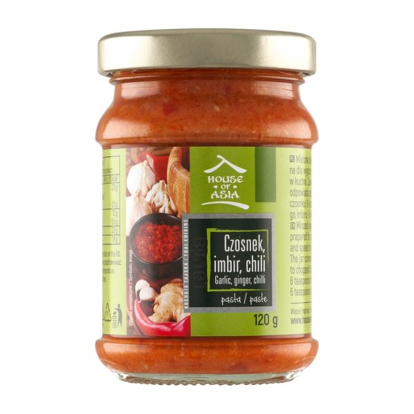 Pasta z czosnku, imbiru i chili 120g House of Asia House of Asia
