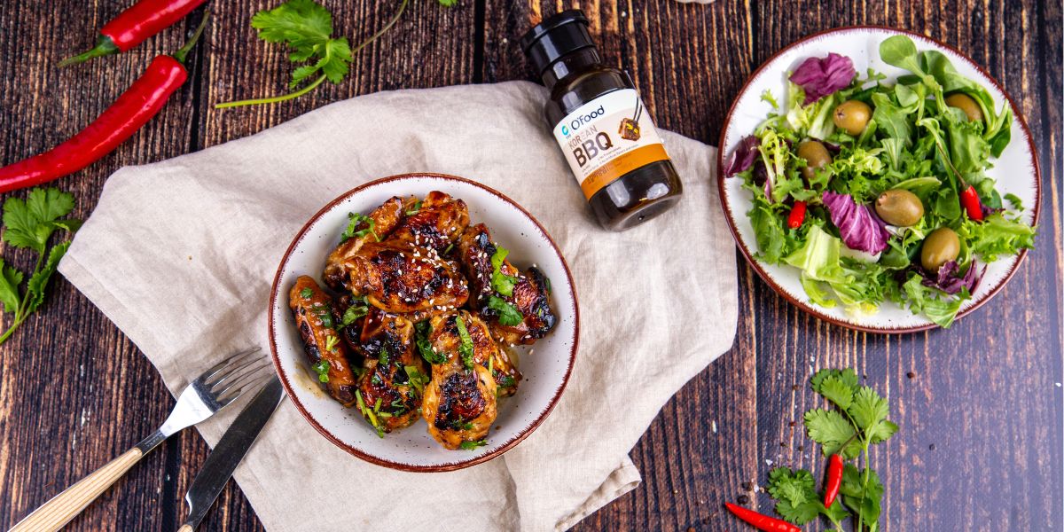 Skrzydełka w marynacie galbi O'Food