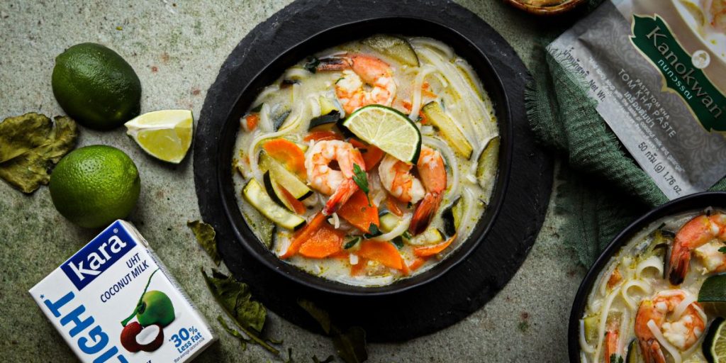 Tajska zupa z krewetkami Jakjalubiejesc