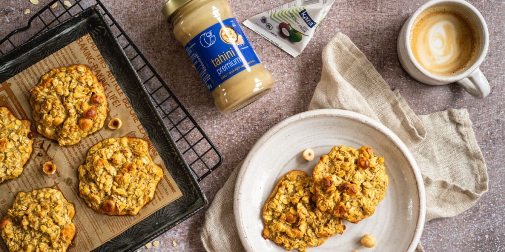 Owsiane ciasteczka z Tahini QF Quality Food Mientablog