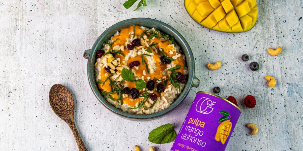 Owsianka z pulpa mango i orzechami nerkowca QF Quality Food