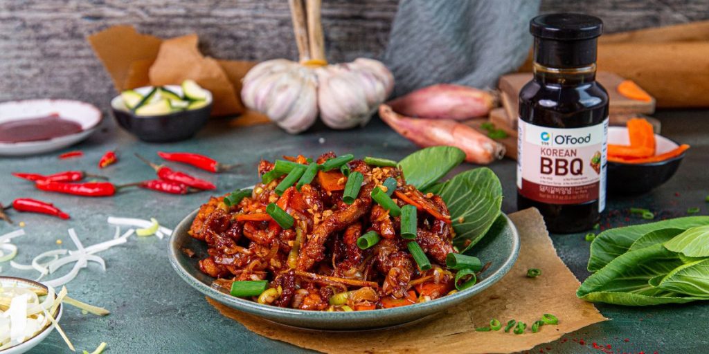 Tangsuyuk- słodko pikantna wieprzowina z warzywami