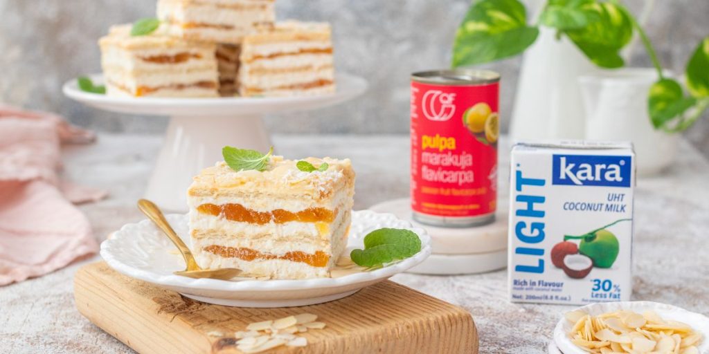 Ciasto raffaello z żelką z marakui Jedz Pysznie Quality Food