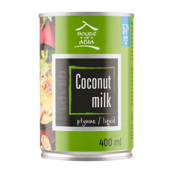 Mleczko kokosowe 5-7% 400ml House of Asia House of Asia