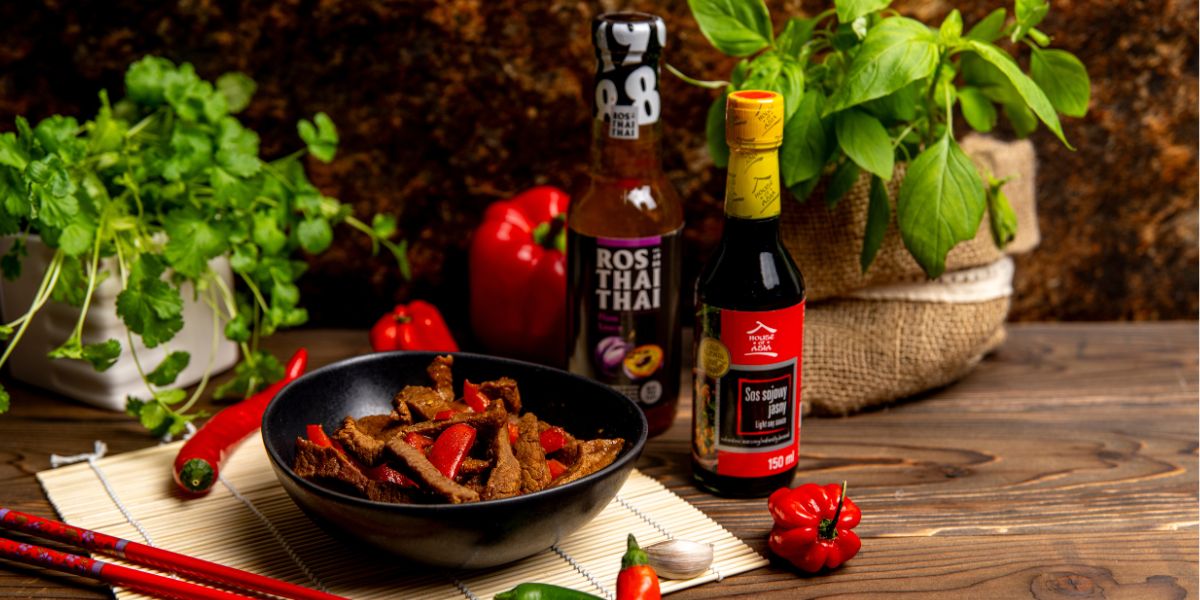 Wołowina po tajsku z sosem śliwkowym Ros Thai Thai