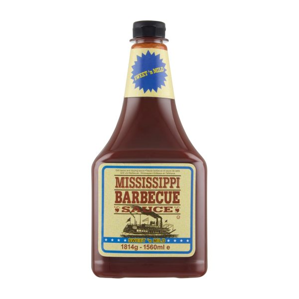 Sos BBQ Mississippi słodko-łagodny 1814 g Mississippi