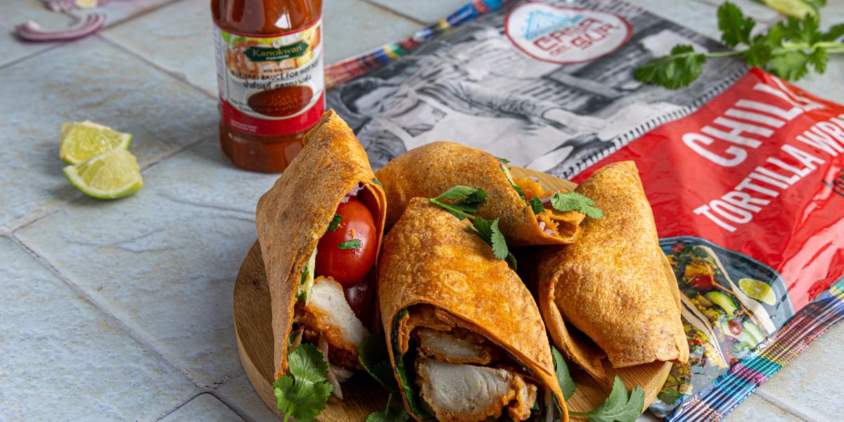 Azjatycki wrap z airfryera