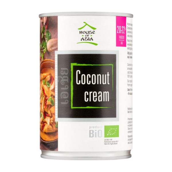 Mleczko kokosowe BIO 20-22% 400ml House of Asia House of Asia