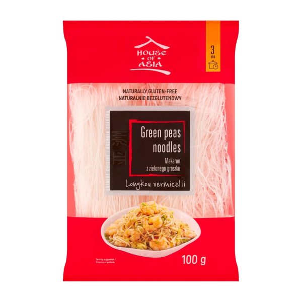 Makaron z zielonego groszku 100g House of Asia House of Asia