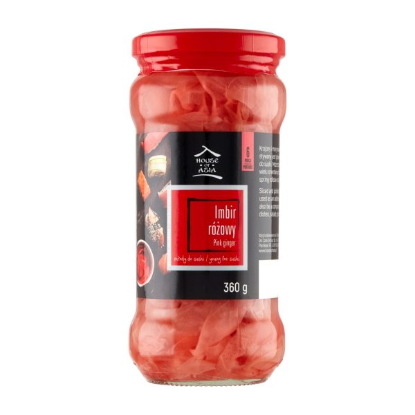 Młody imbir do sushi różowy 360g House of Asia House of Asia