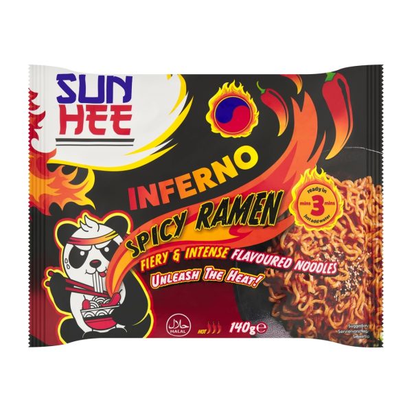 MILI SUN DANIE INSTANT INFERNO RAMEN 140G Sun Hee