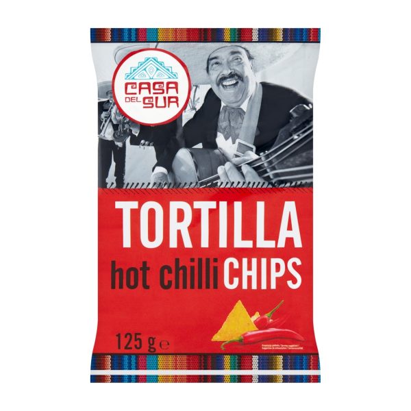 Chipsy nachos kukurydziane chili 125g Casa del Sur Casa del Sur