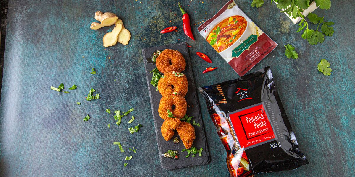 Kotletciki rybne w sosie red curry decare
