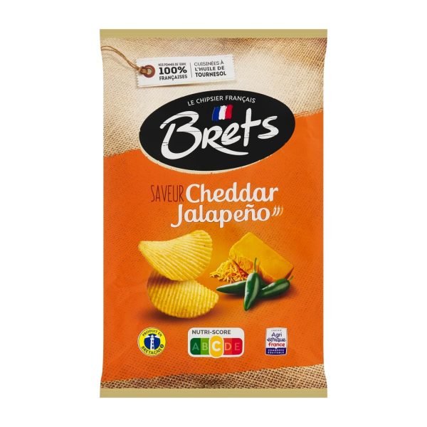 Chipsy Cheddar Jalapeno 125g Brets