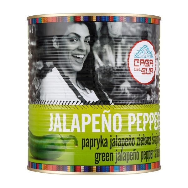 Papryka Jalapeno zielona krojona 2,9kg Casa del Sur Casa del Sur