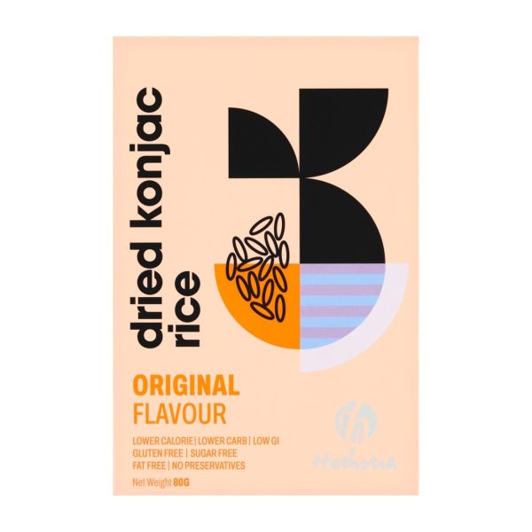 Suchy makaron konjac z mąką ryżową orzo 80 g Hethstia !!! Krótka data:2026.11.17 Hethstia